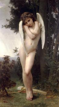 William-Adolphe Bouguereau : L'Amour Mouille (Wet Cupid)